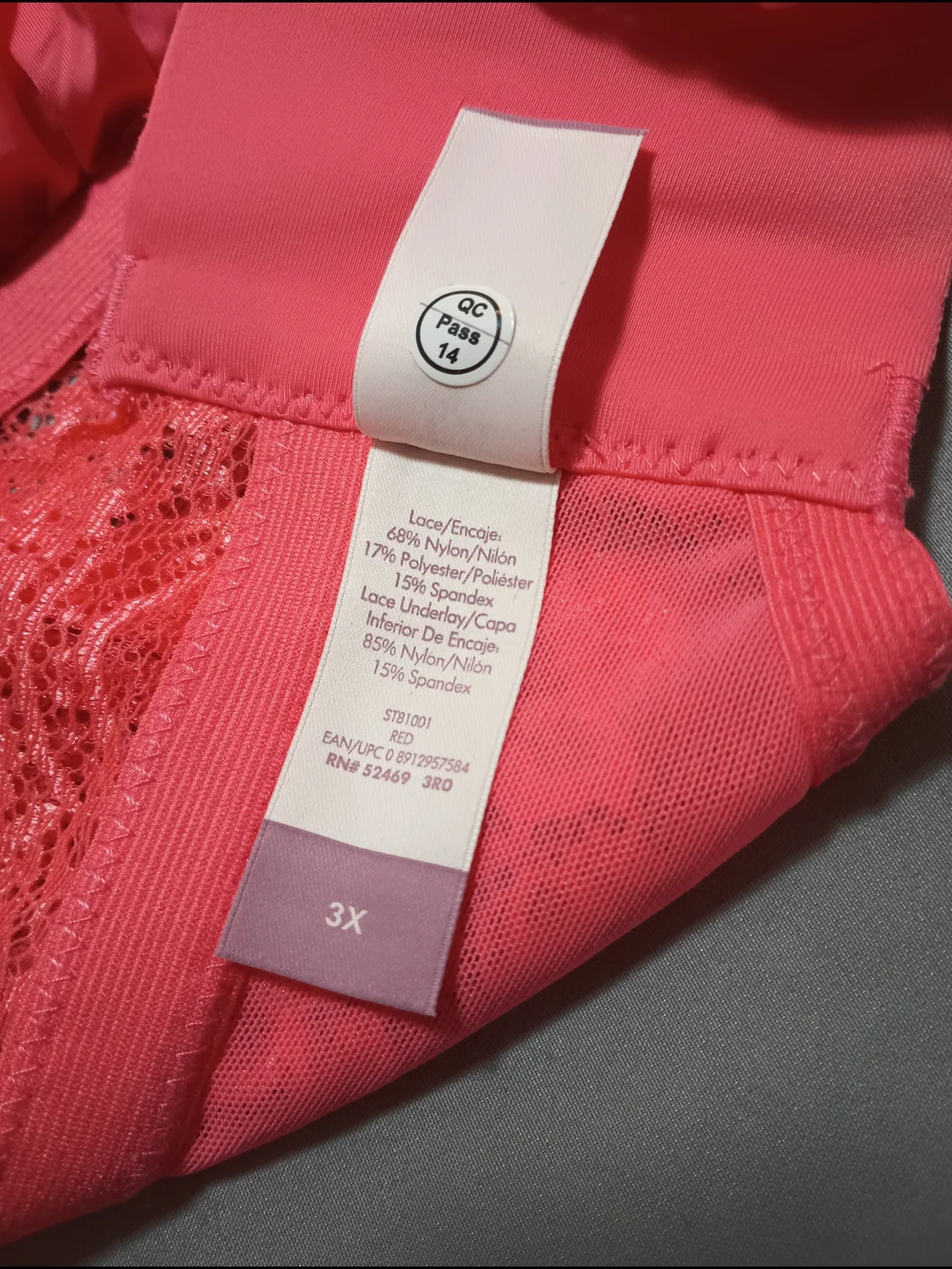 Secret Treasures Women's Lace Bralette